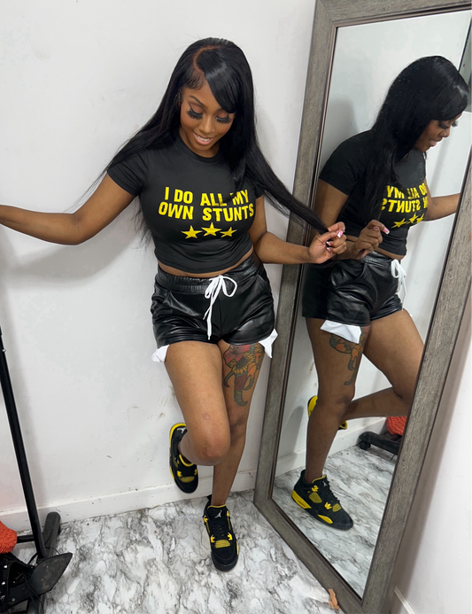 Black Stunt Devil Top