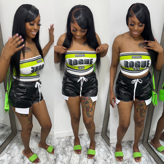 Green Rogue Tube Top