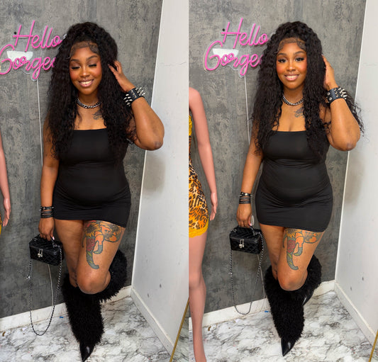 Black Blazin Tube Dress