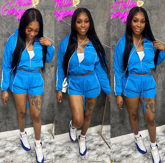 Blueberry Short Set