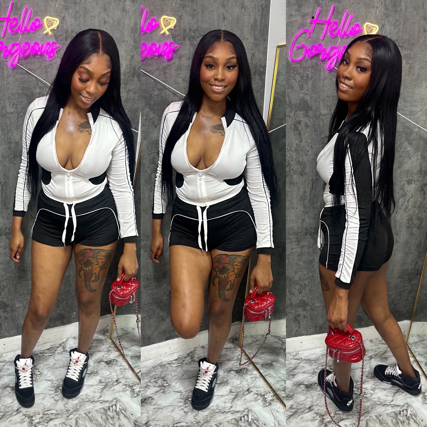 Black That Girl Short Set