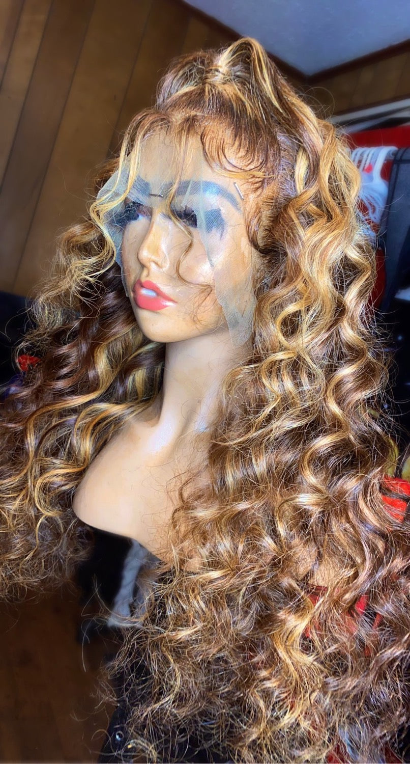 (On Hand-Ready To Ship) “Yonce” 26” 13x4 Frontal Unit