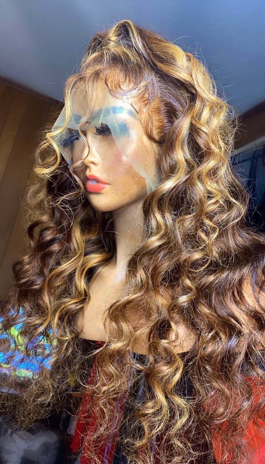 (On Hand-Ready To Ship) “Yonce” 26” 13x4 Frontal Unit
